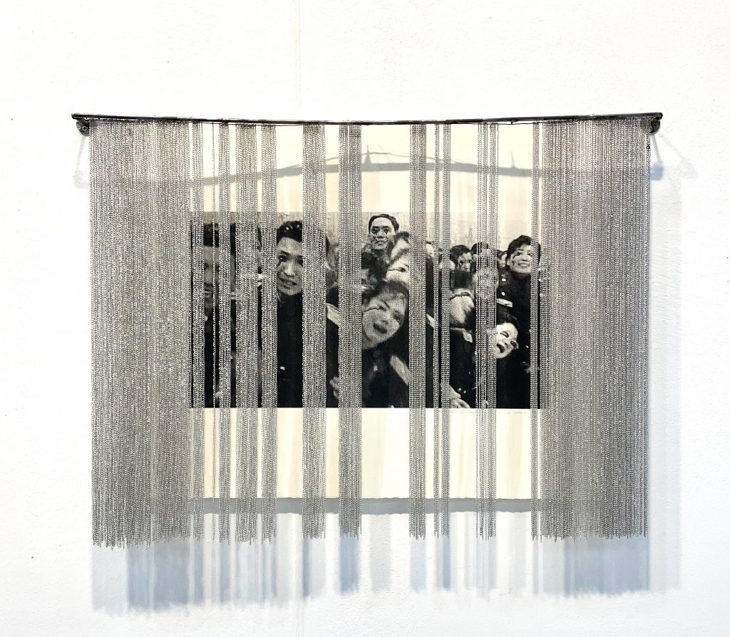 Isaac Chong Wai, <i>Thirteen Crying People in North Korea (2011)</i>, 2022. Exhibited at Zilberman Gallery's booth at Kiaf Seoul 2022. Photo: Vivienne Chow. 