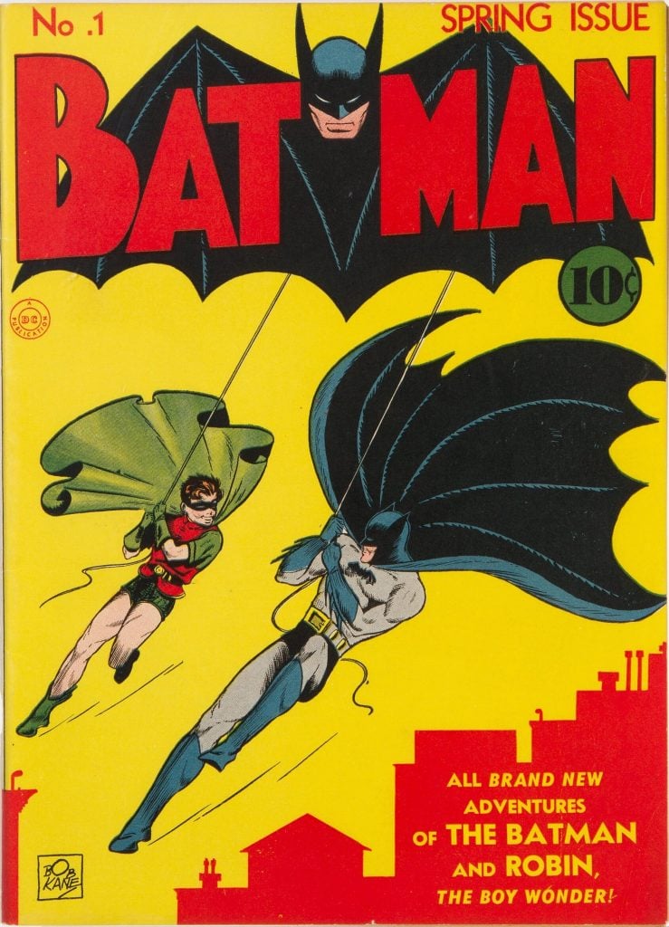 A copy of <em>Batman No. 1</em> sold for a $2.2 million in January 2021 at Heritage Auctions. Photo courtesy of Heritage. 