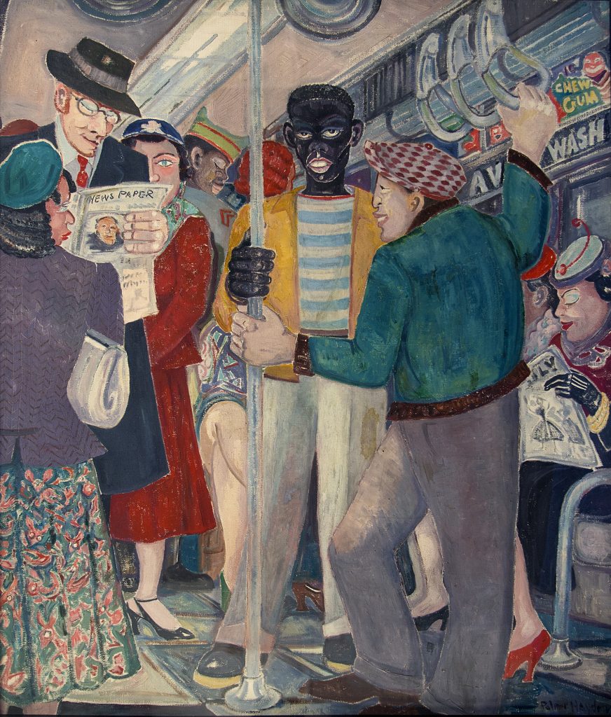 Palmer Hayden, <i>The Subway</i> (c. 1941). The Governor Nelson A. Rockefeller Empire State Plaza Art Collection