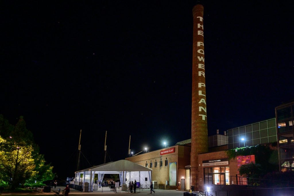 Exterior of The Power Plant Contemporary Art Gallery, Fall 2021 exhibition. Photo by Henry Chan.