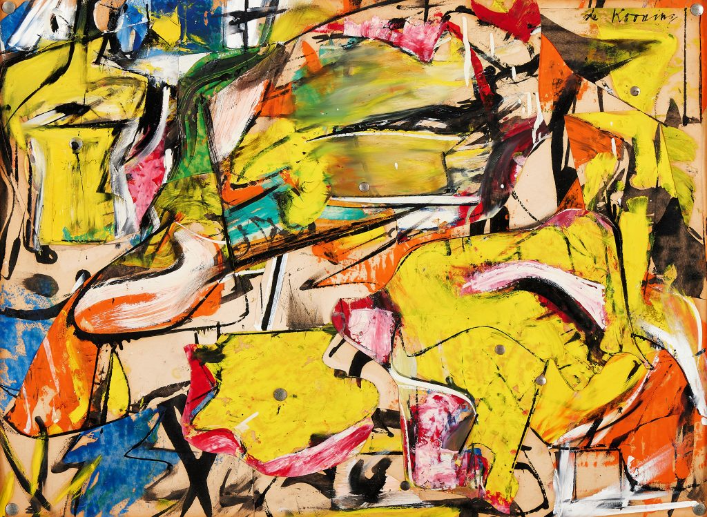Willem de Kooning, Collage (1950).  Photo courtesy of Sotheby's.