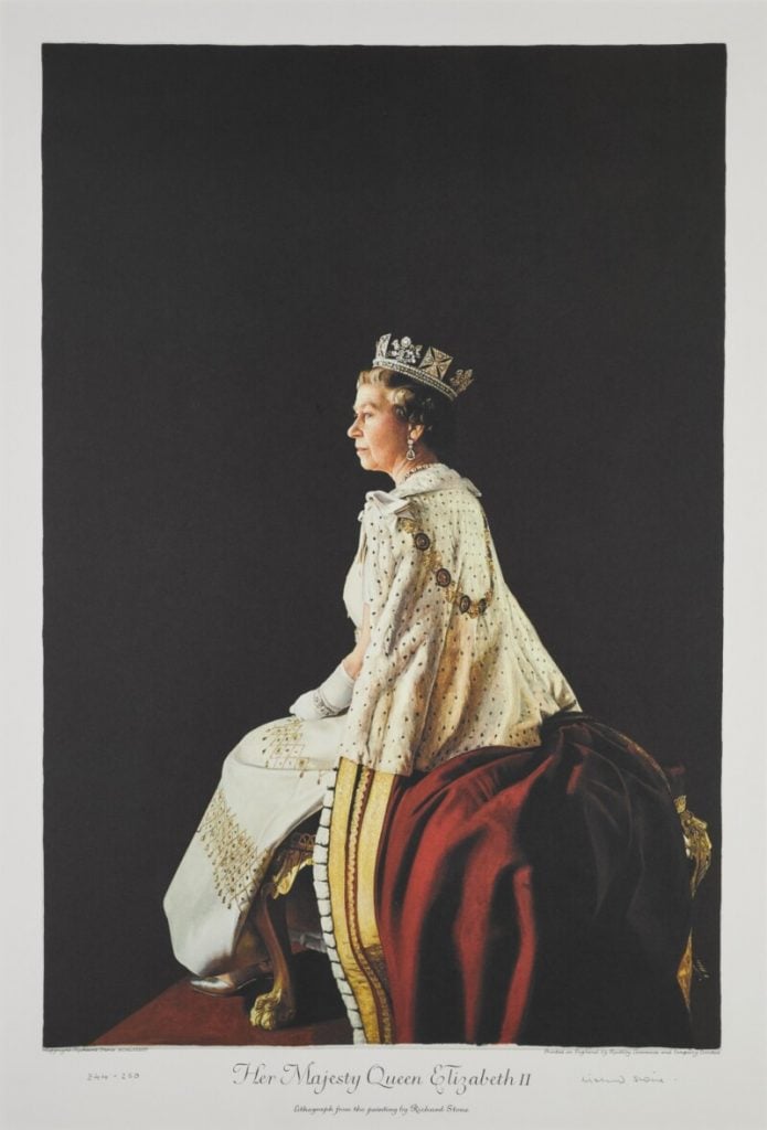 Richard Stone, <i>Her Majesty Queen Elizabeth II</i>. Courtesy of Sotheby's.