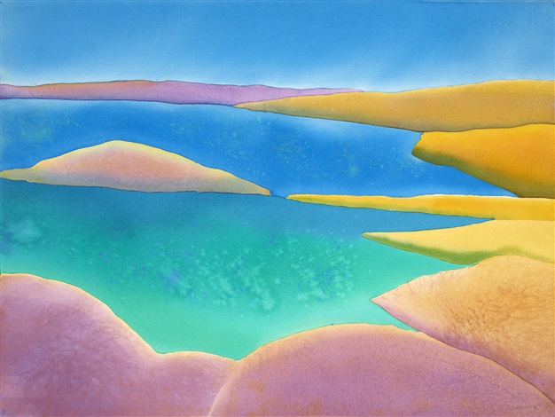 Elizabeth Osborne, Dana Island Series (1989). Courtesy of Berry Campbell Gallery.