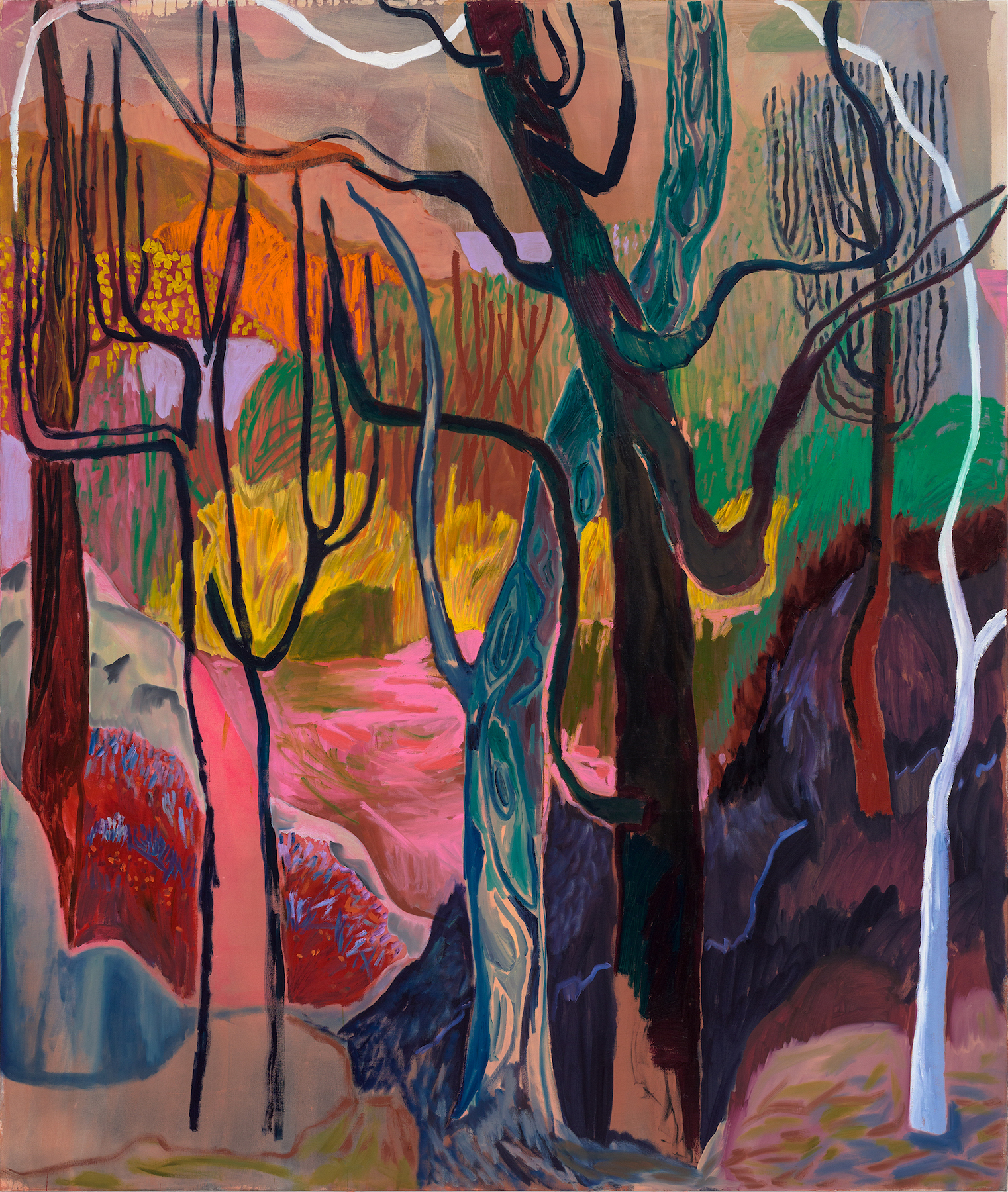 Shara Hughes Suspends Time With Dazzling, Otherworldly Landscapes in ...