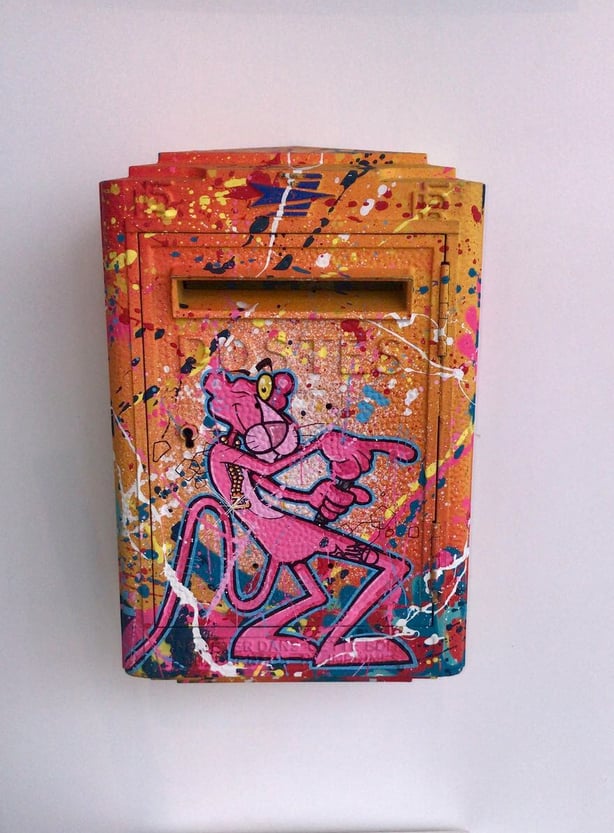 Zenoy, French Mailbox (2019). Courtesy of 5Art Gallery, Los Angeles.