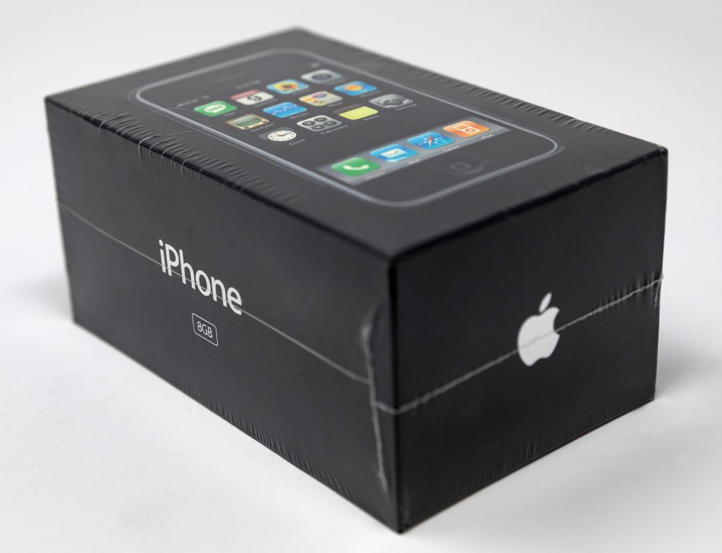 A first generation iPhone fetches $63,000 at auction