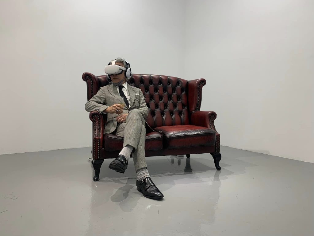 Installation view of "Ishinomaki Thirteen Minutes" VR Experience at Snow Contemporary, Tokyo, 2022.