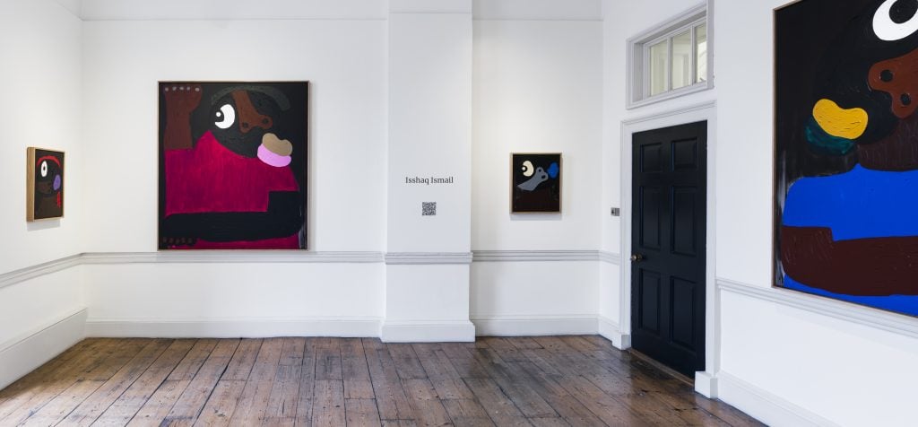 Installation view, Isshaq Ismail at 1-54 London. Copyright the Artist, Courtesy Gallery 1957.