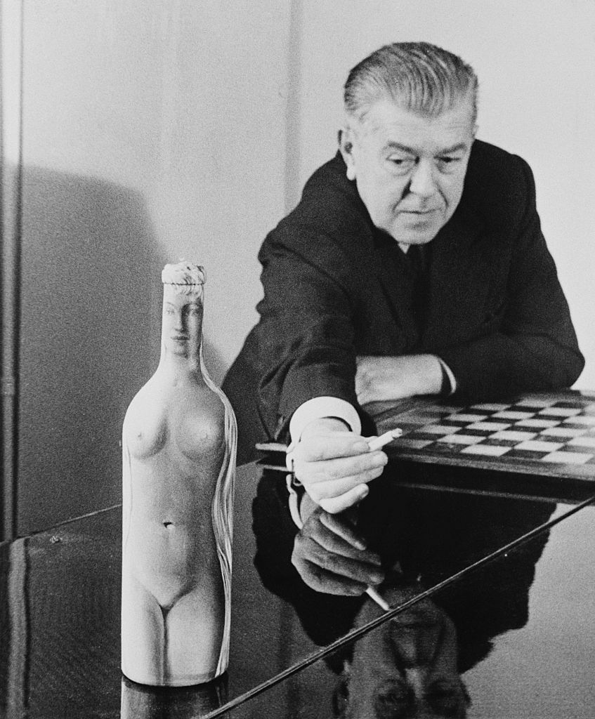 Rene Magritte, ca. 1955. Photo: Archive Photos/Getty Images.