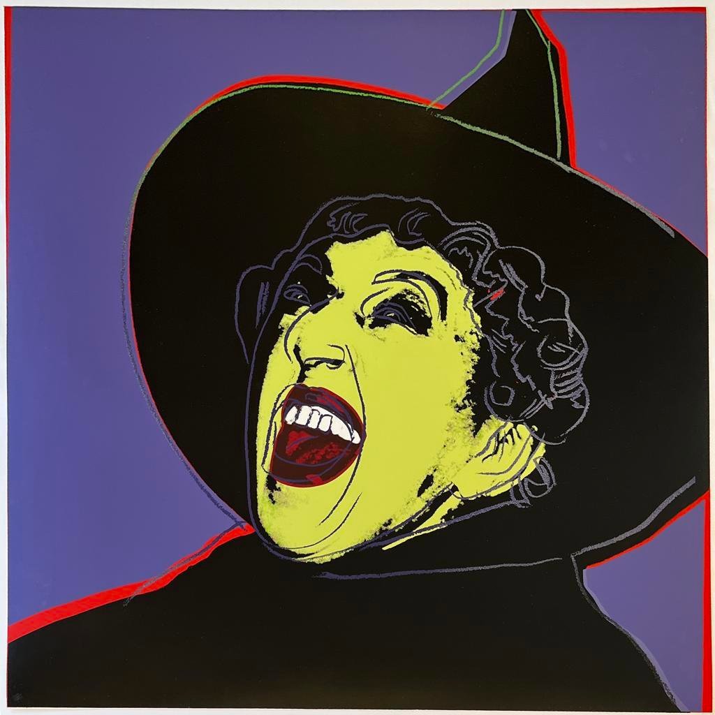 Andy Warhol, Myths: The Witch II.261 (1981). Courtesy of Hamilton-Selway Fine Art, West Hollywood.