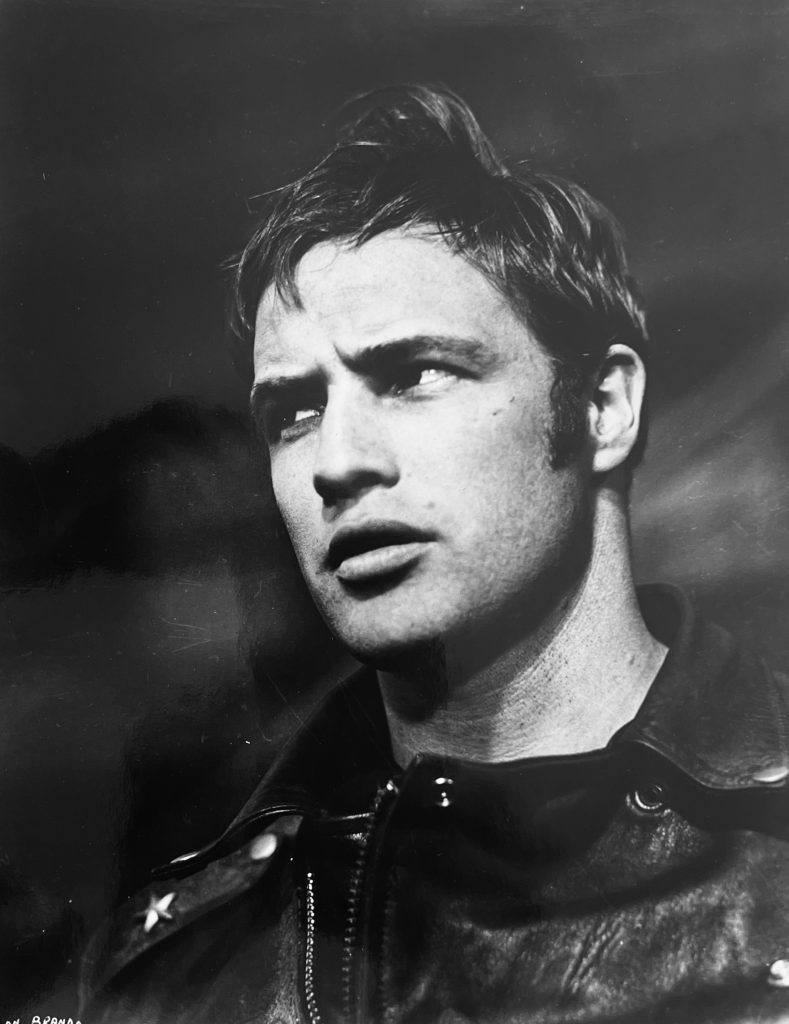 Still from The Wild One (1953) featuring Marlon Brando; from the RKO Archives. Courtesy of Globe Entertainment & Media, Corp.