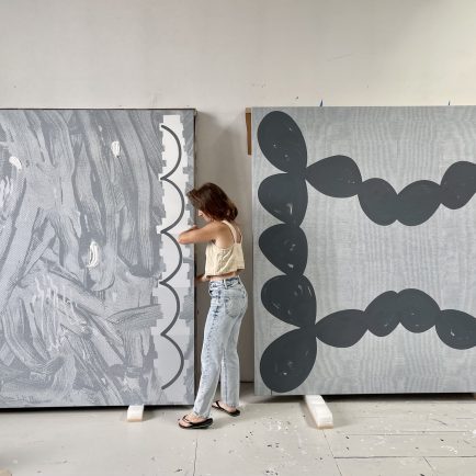 Artist Amy Feldman Is on a Quest to Make People Appreciate the Color Gray. Step Inside Her (Surprisingly Colorful) New York Studio