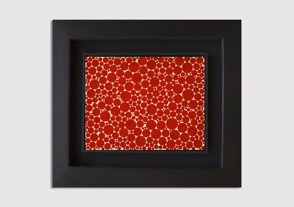 Yayoi Kusama, Dots (1999). Courtesy of Galerie von Vertes.
