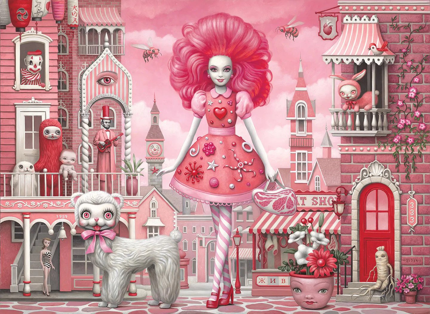Kasmin Has Teamed Up With Mattel for a Pop-Up Launching Artist Mark Ryden's  New Line of Macabre-Pop Barbie Dolls