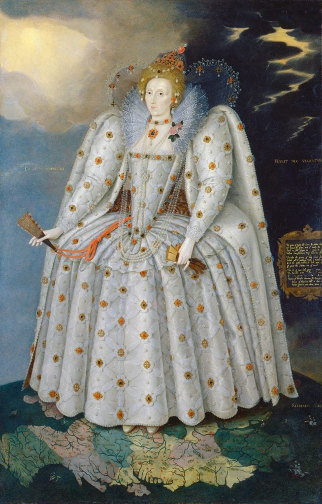 Marcus Gheeraerts the Younger, Queen Elizabeth I (The Ditchley Portrait) (ca. 1592