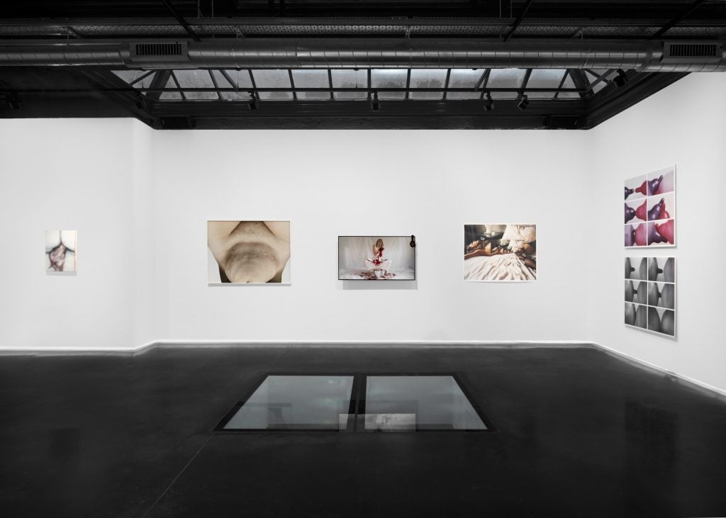 Installation view of "Sensitive Content" (2022). Courtesy of Unit London.
