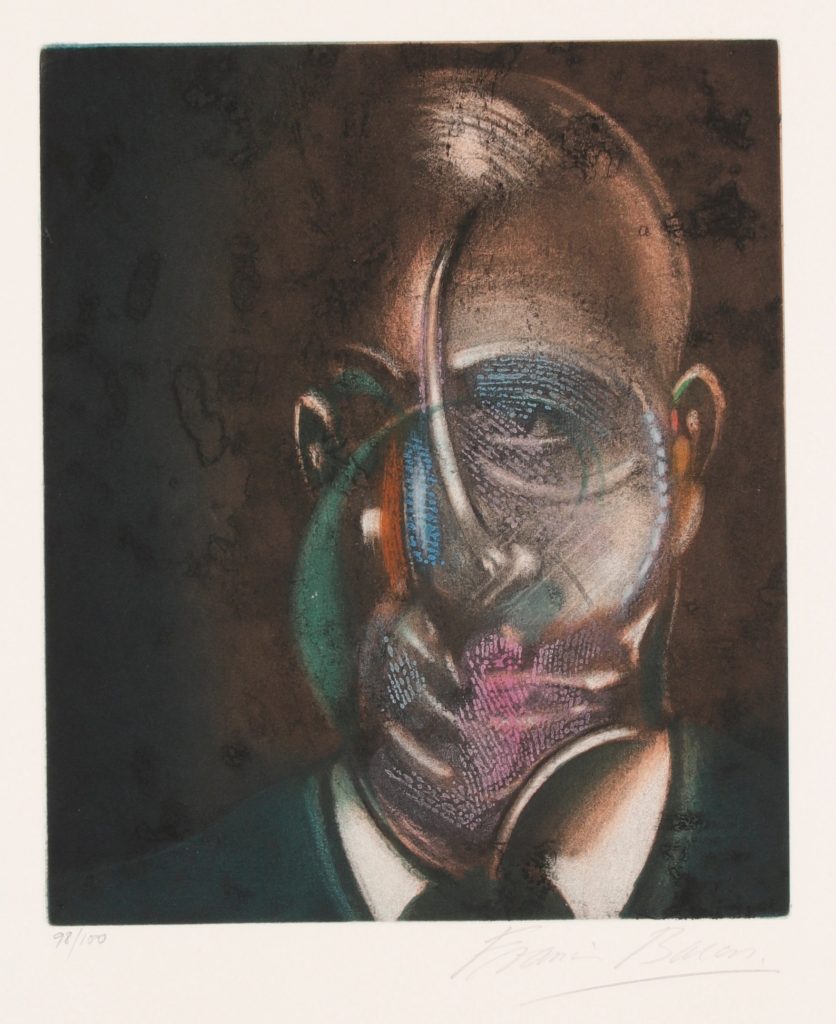 Francis Bacon, Portrait of Michel Leiris (1978). Courtesy of Van der Vorst - Art, Zeist.