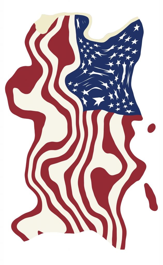Robert Lazzarini, design for American Flag ii (2022). Courtesy of the artist.