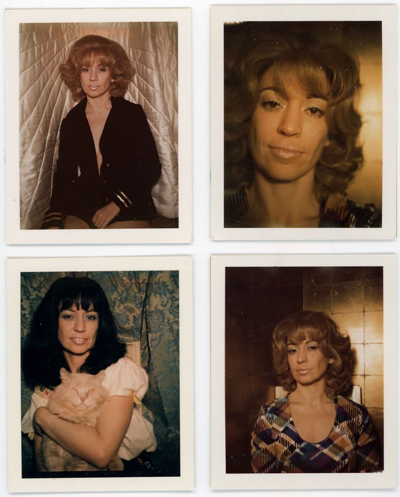 Self-portraits of the artist as many young women. Kali circa 1972. Courtesy of the artist's estate.