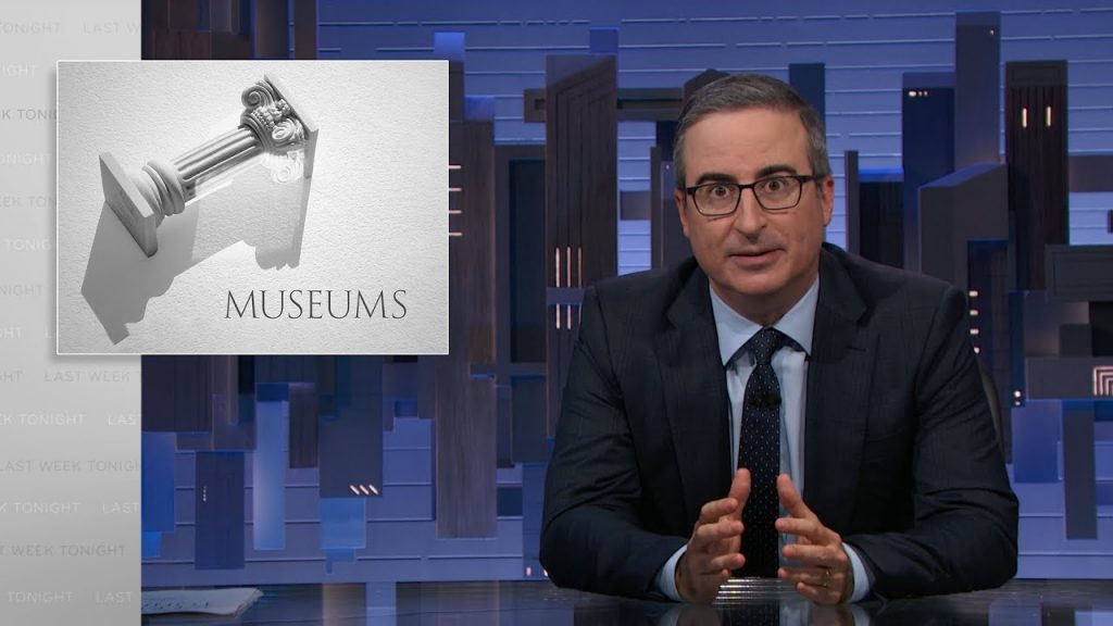 John Oliver dedicated a whole episode of his show to art restitution.