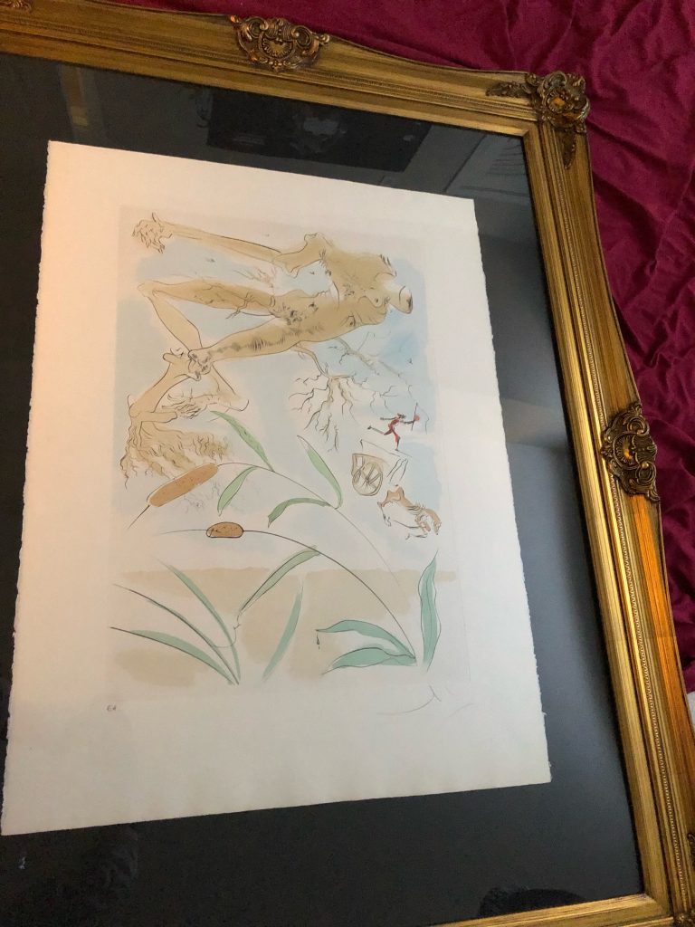 Tiktoker Danielle Allen buys Dali etching