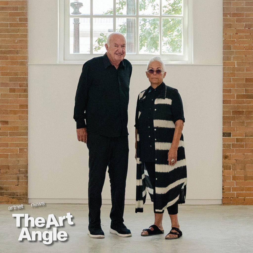 Don and Mera Rubell outside of their newly opened D.C. museum. Photo by Shuran Huang for The Washington Post via Getty Image.