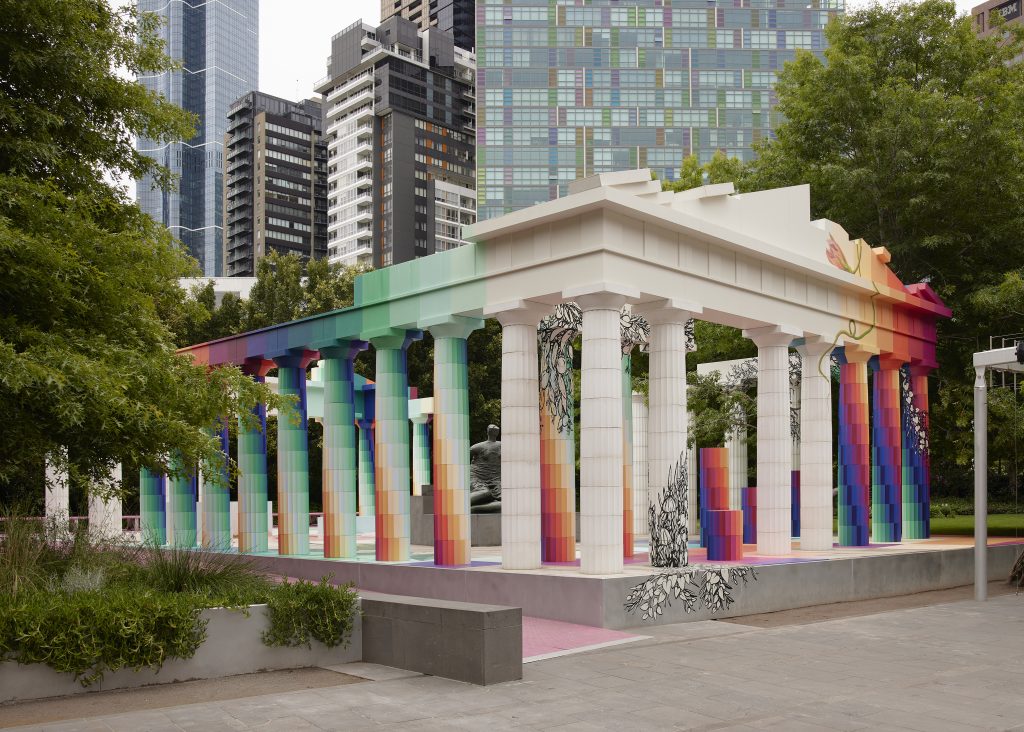 Temple of Boom, NGV's latest architecture commission. Courtesy of NGV. 