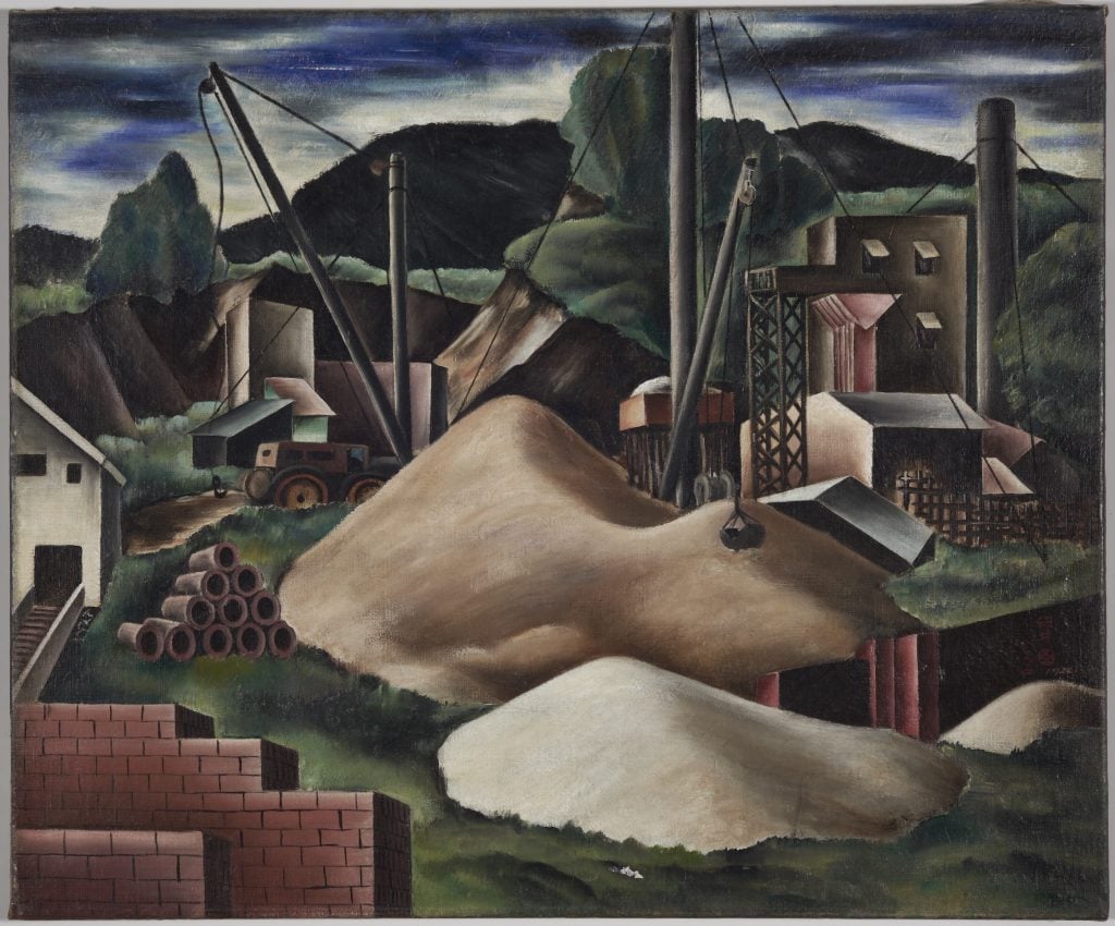 Bumpei Usui, <em>Bronx, N.Y.</eM> (1924). Collection of the Brooklyn Museum, Dick S. Ramsay Fund. Photo courtesy of the Brooklyn Museum.