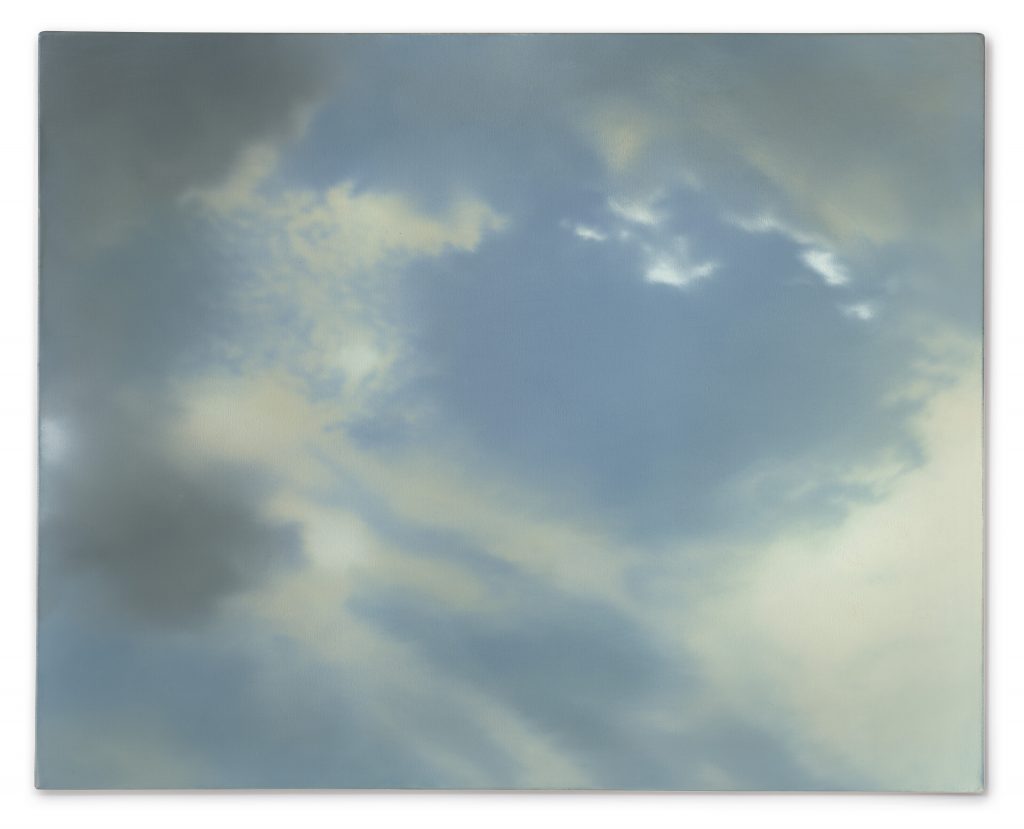 Gerhard Richter, <i>Wolkenstudie (grün-blau) (Study for Clouds (Green-blue))</i> (1971). Courtesy of Christie's Images, Ltd.