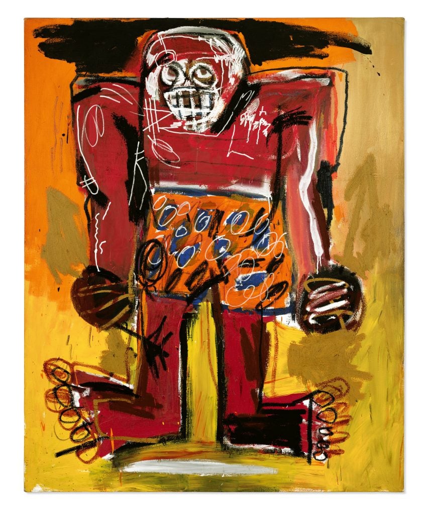 Jean-Michel Basquiat, Sugar Ray Robinson (1982). Courtesy of Christie's Images, Ltd.