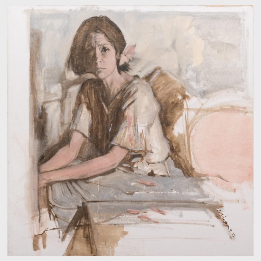 Les Johnson, Portrait of Joan Didion (1977).