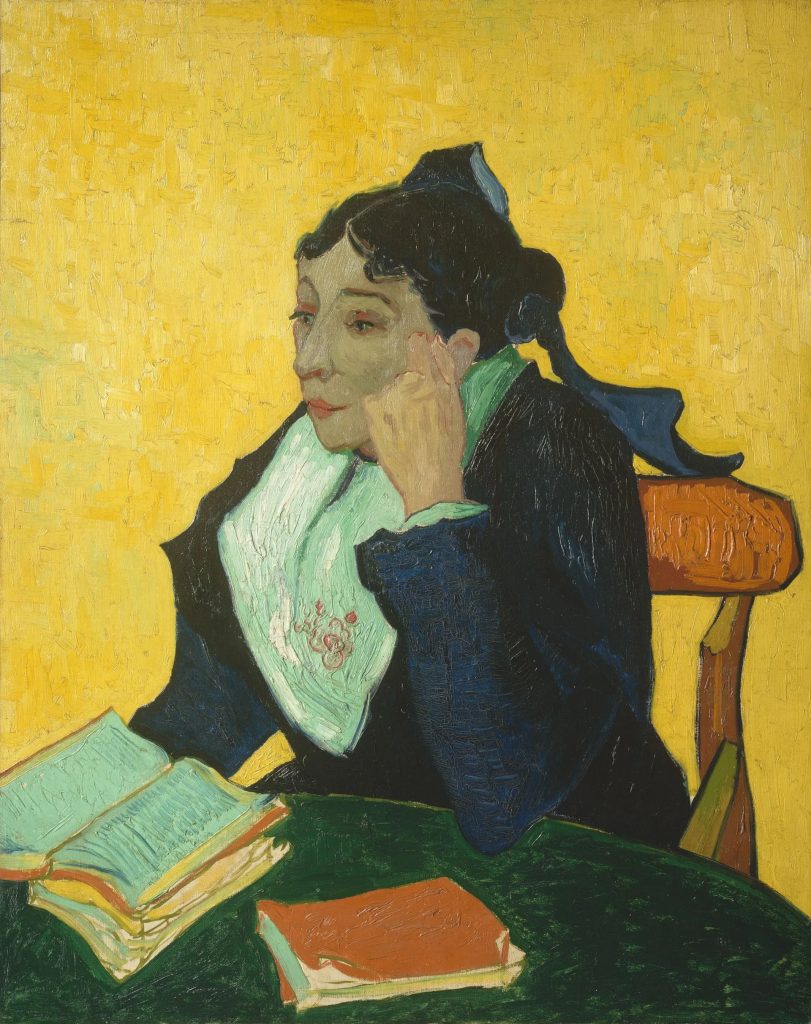 Vincent van Gogh, <em>L'Arlésienne: Madame Joseph-Michel Ginoux</em> (1888). Collection of the Metropolitan Museum of Art, New York bequest of Sam A. Lewisohn, 1951.