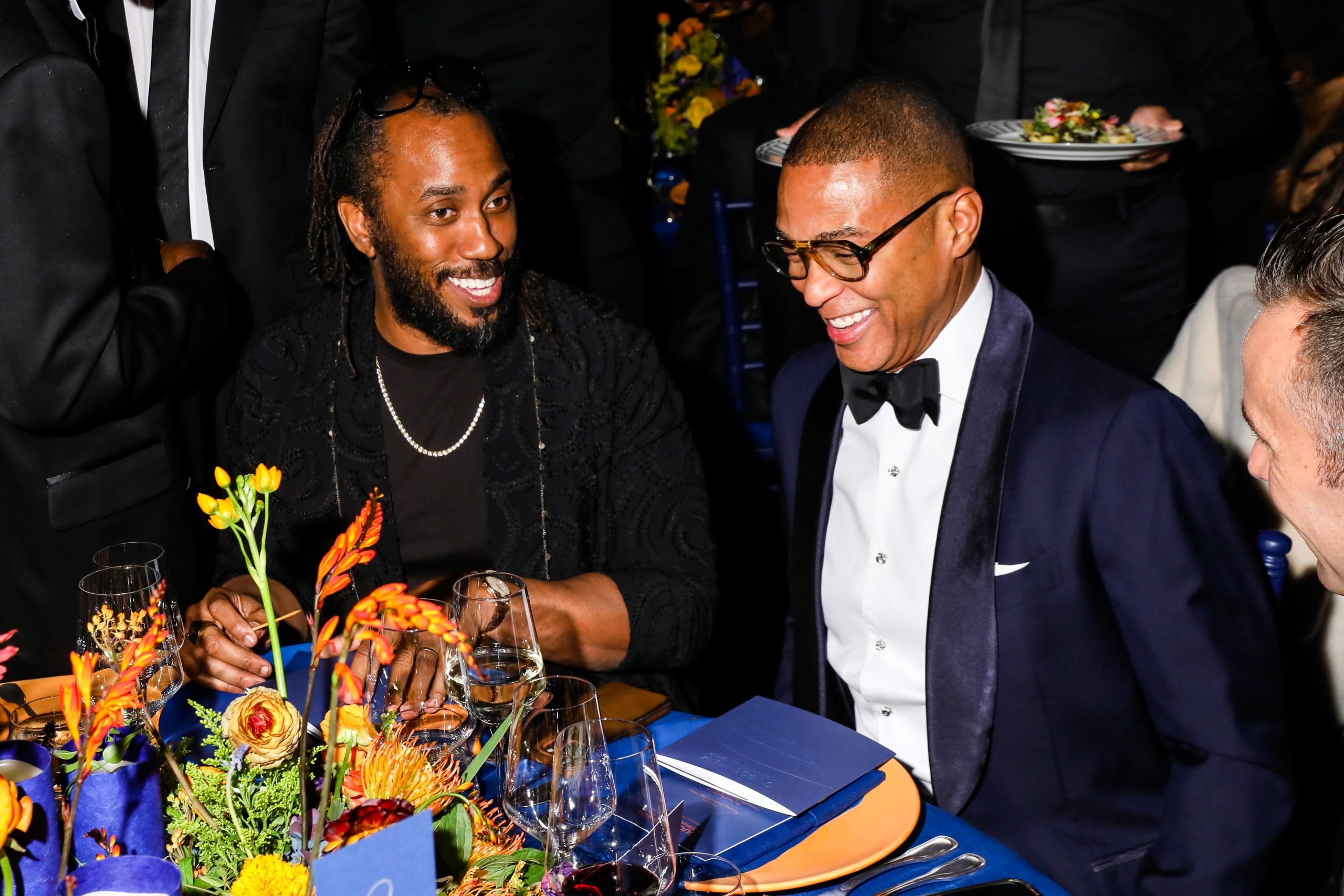 Rashid Johnson and Don Lemon. Photo: BFA.