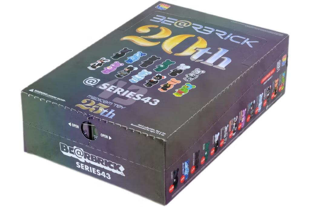 Bearbrick Series 43 Sealed Case 100% (24 Blind Boxes). Courtesy of StockX.