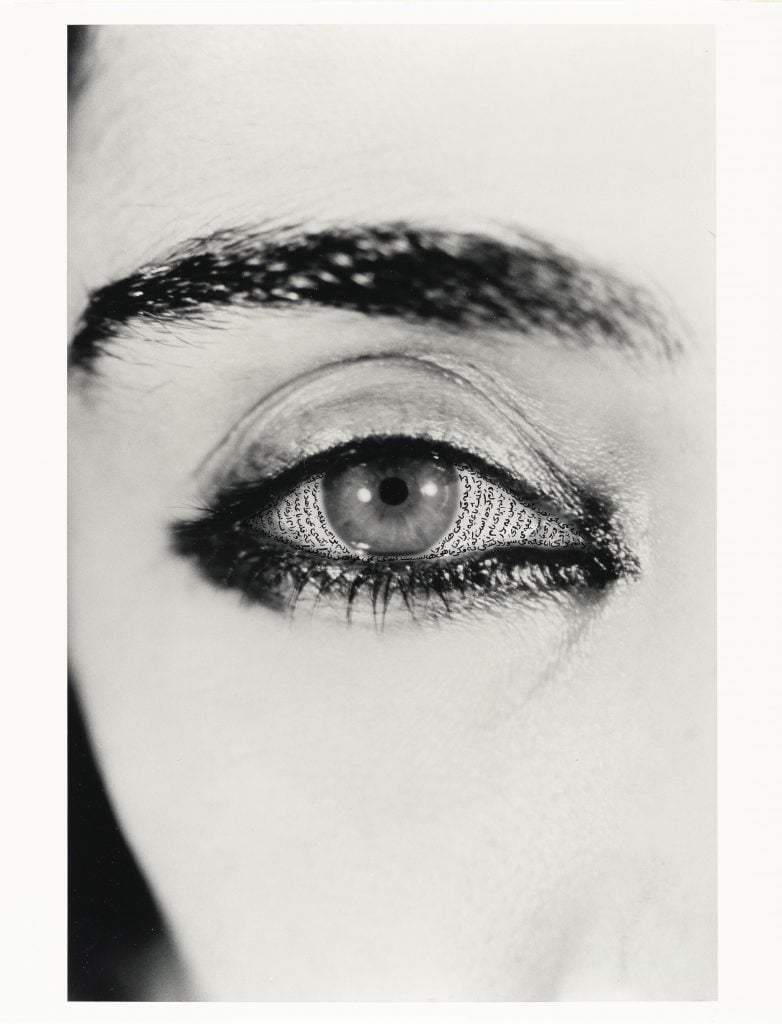 Shirin Neshat, ,i.Offered Eyes (1993). Courtesy of Beck and Eggeling, Dusseldorf.