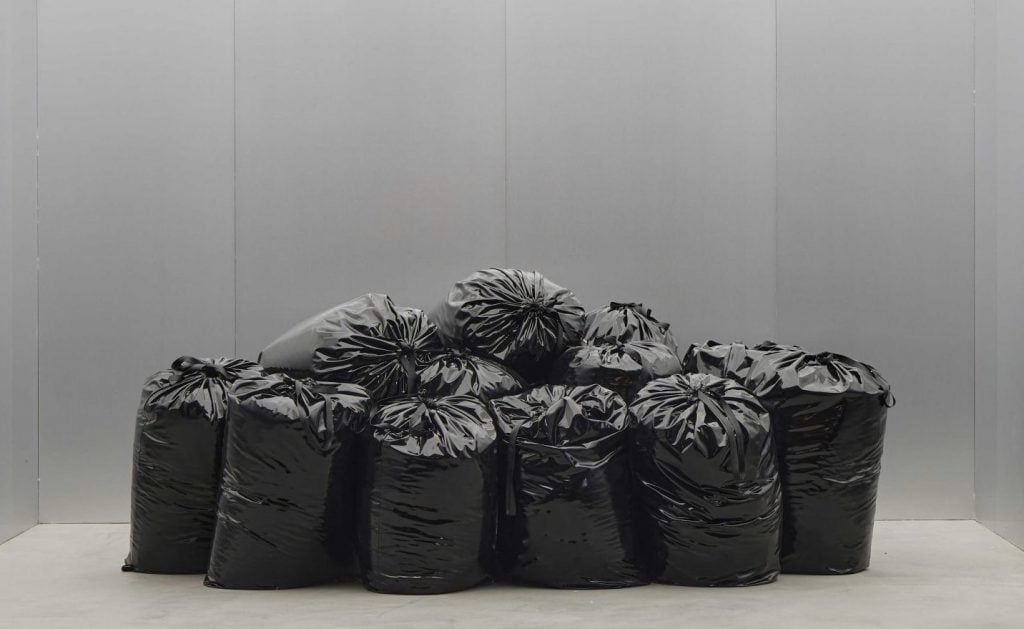 Harry Nuriev's The Trash Bag Sofa. Photo: Pauline Shapiro, courtesy of Harry Nuriev and Crosby Studios
