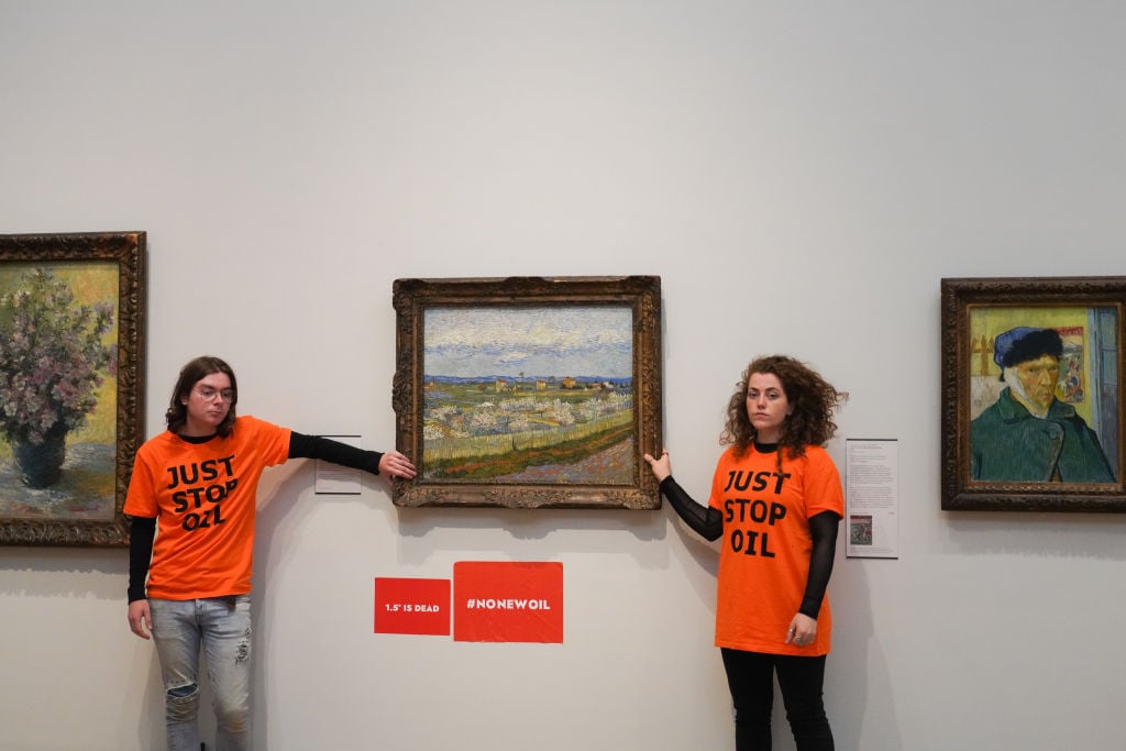 Climate Activist Gets Jail Time for Gluing Himself to a Van Gogh at  London's Courtauld Gallery | Artnet News