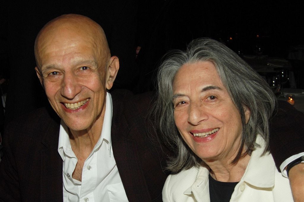 Alex Katz and Ada Katz attend CHANEL Dinner Celebrating The Tribeca Film Festival at Mr. Chow on May 5, 2006 in New York City. Photo by Joe Schildhorn/Patrick McMullan via Getty Images.