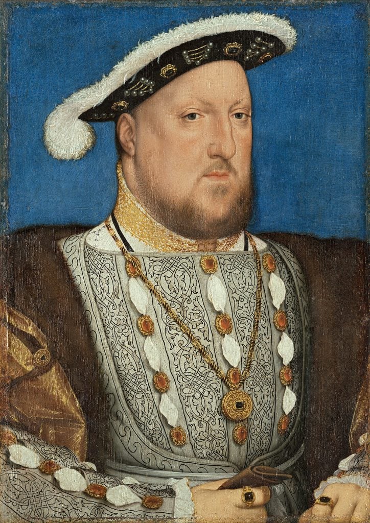 Hans Holbein Młodszy, Henryk VIII (ok. 1537).  Kolekcja i © Museo Nacional Thyssen-Bornemisza, Madryt.