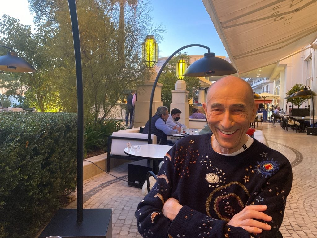 Art dealer and collector J.P. Loup in Cannes, France, 2022. Courtesy of J.P. Loup.