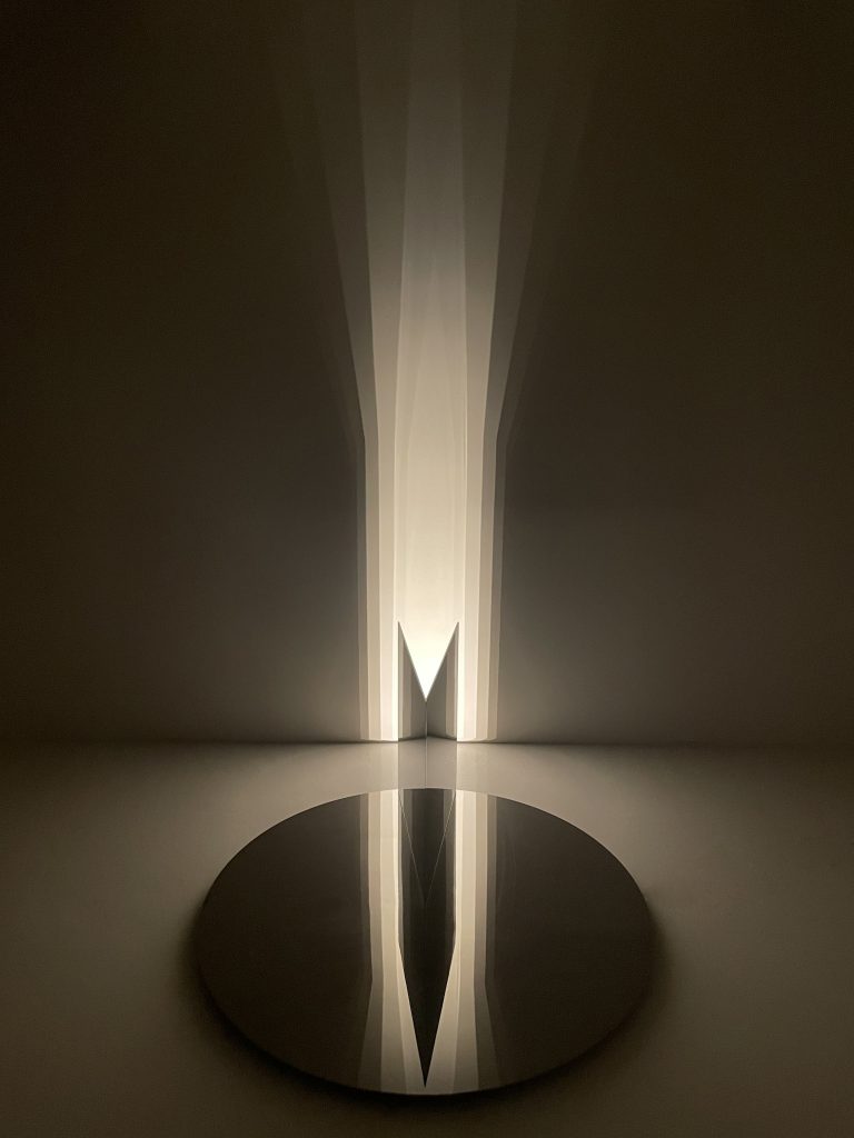 Lia Chavez, <i>The Book of Life</i> light sculpture (2022). Courtesy of the artist.