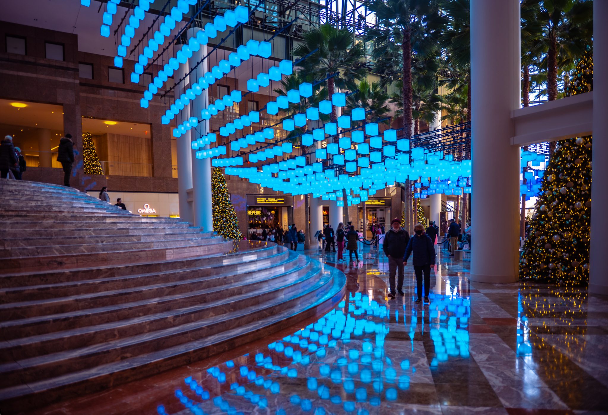 Luminaries, an Interactive Light Installation in New York, Sets
