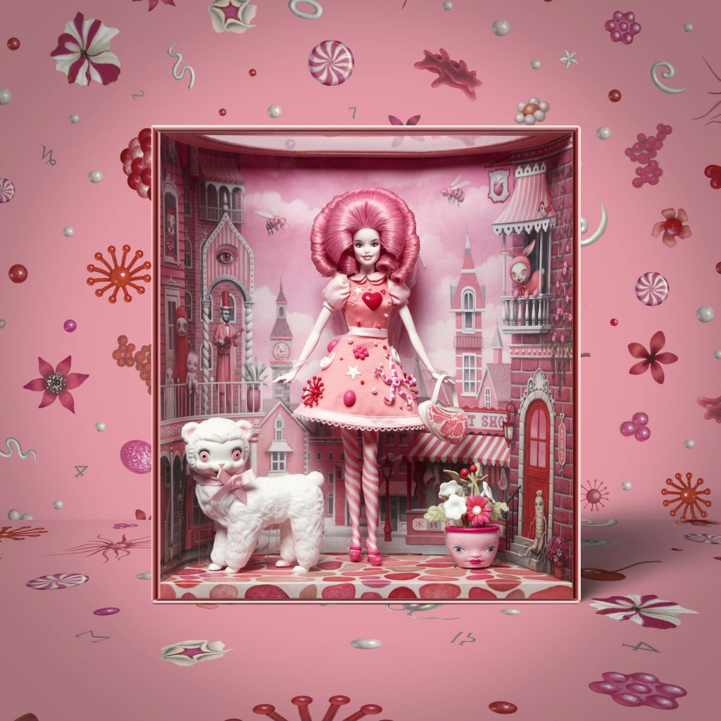 Pink Pop Barbie Doll set