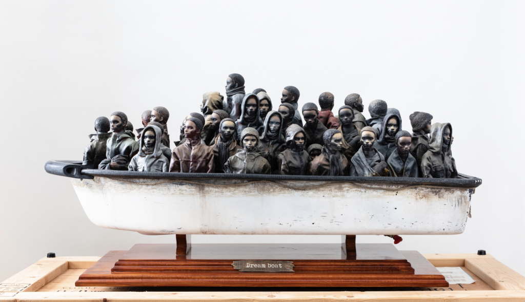 Banksy, Dream Boat (2015). Photo courtesy of Ballon Rouge Art Advisory.