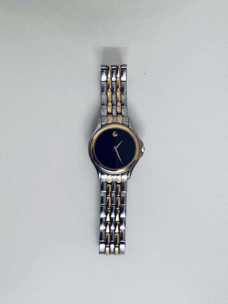 Barnes's treasured vintage Movado watch, a gift from his father. Courtesy of Germane Barnes.