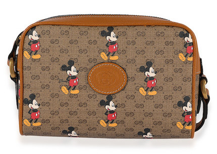 Gucci Disney Mickey Mouse Shoulder Bag Printed Mini GG Coated Canvas Mini  Brown 2477901