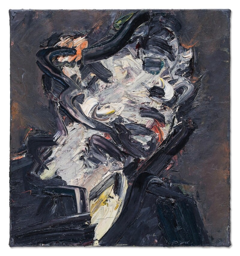 Frank Auerbach, <i>Head of J.Y.M. </i>(1984-5). Courtesy of Sotheby's.