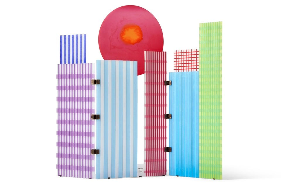 The New York skyline also inspired this year's Tramoto New York Screen for Cassina. Courtesy of Gaetano Pesce