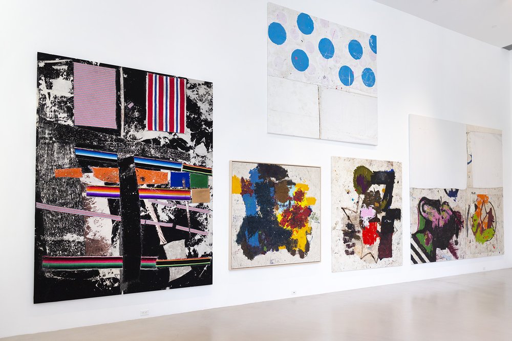 Installation view, "Together, at the Same Time" at the De la Cruz Collection.