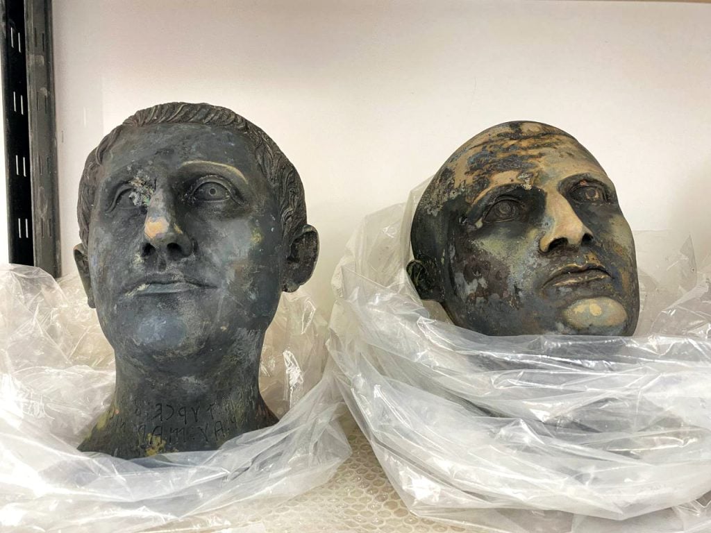 Over 20 bronze statues and other treasures were found in Tuscany, Italy. Photo courtesy of Italy's Ministry of Culture. 